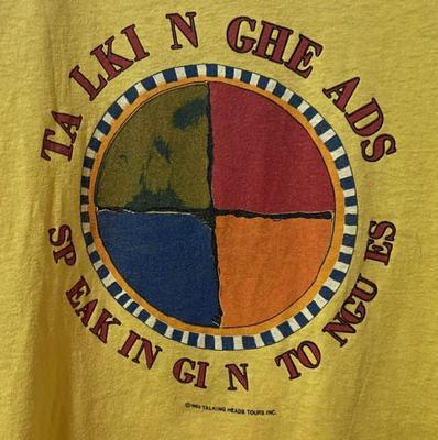 Talking Heads Speaking in Tongues Tour T-Shirt S-4XL Unisex