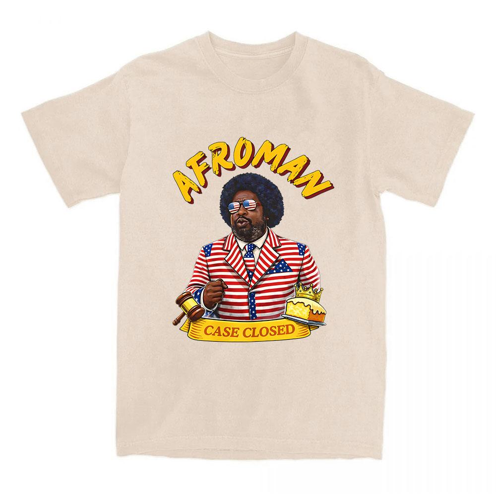 Afroman Cakes Closed Design T-shirt Women Men Clothing Short Sleeve O-neck Loose Tshirts Cotton Summer Graphic Print Merch Tees
