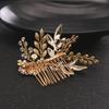 European Style Rhinestone Bead Bridal Hair Comb Accessories
