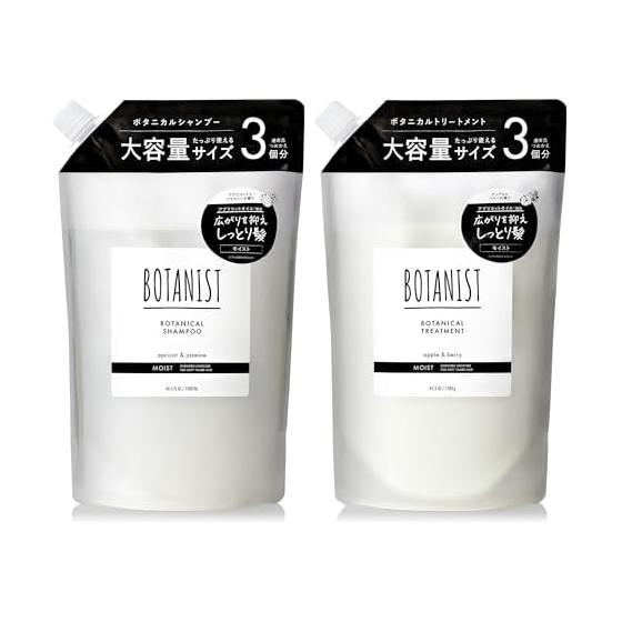 BOTANIST Shampoo Treatment Set Large Capacity Refill Moist [3 regular refills]
