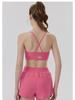 Big Tree Apparel Women's Skin-friendly Yoga & Pilates Three-piece Sportswear Set