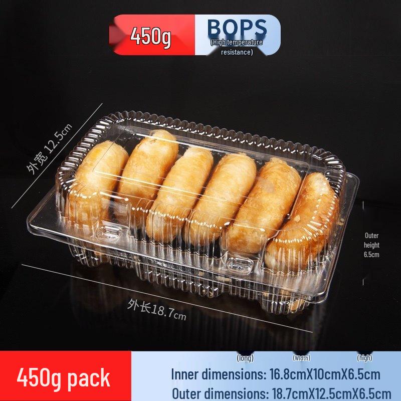 Disposable Rectangular Plastic Food Containers