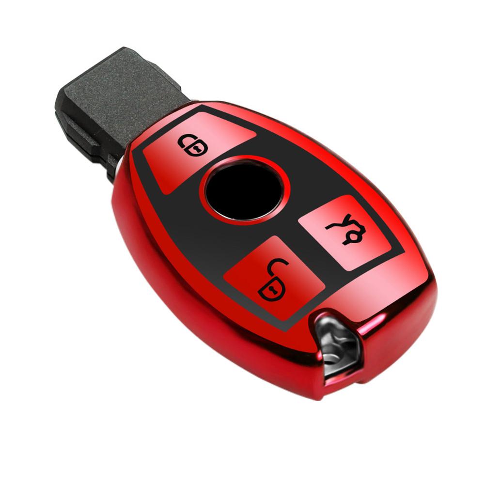 Soft TPU Car Remote Key Case Cover Fob For Mercedes Bnez CLA GLC GLA GLK W203 W210 W211 W204 W176 A B C R Class AMG Accessories