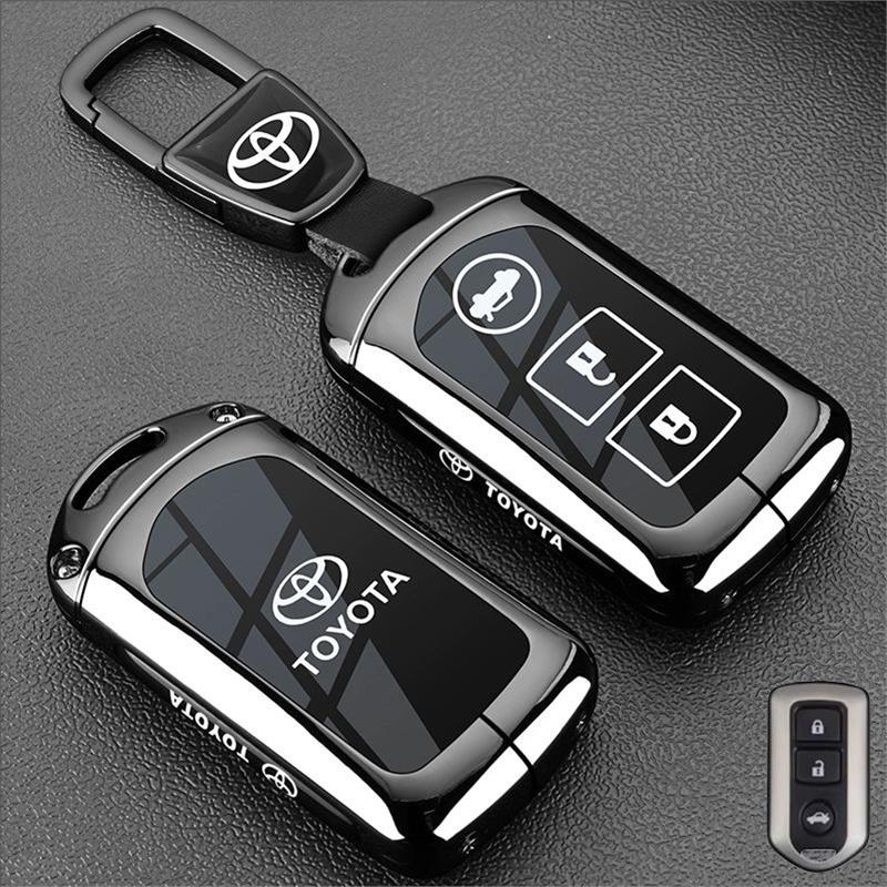 Compatible with Toyota Alphard Key Cover for Noah, Sienna, Sienta, Superb, Voxy, Tundra, Sequoia, and Truck Car Bag Buckle Shell