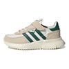 adidas Originals Retropy F2 Non-Slip Low-Top Casual Shoes Kids Sneakers Off-White Green ID0745