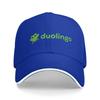 Duolingo Baseball Cap Accessories Vintage  Trucker Hat For Unisex Casual Headewear  Adjustable