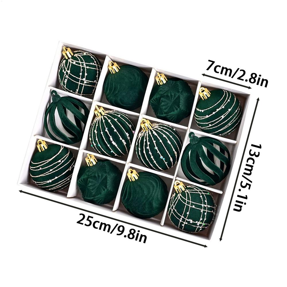 

Набор из 12 рождественских украшений 2,4 дюйма, ударопрочные праздничные шары для елки, камина, гирлянды на лестницу, принадлежности для рождественской вечеринки 6cm