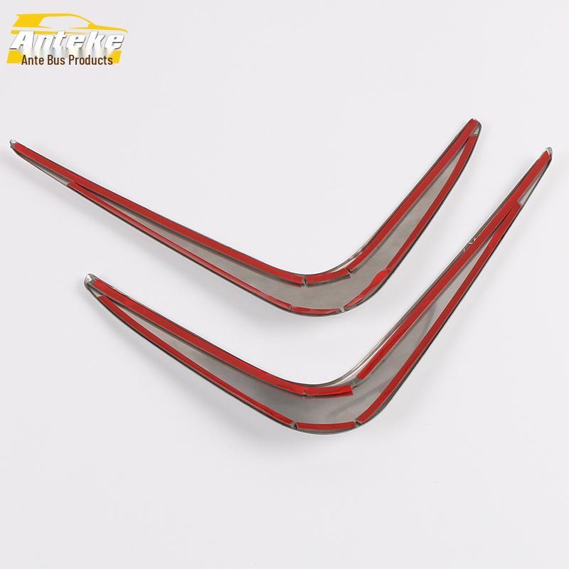 Front Fog Light Eyebrow Trim for 3 Series - Compatible with 20 Models, Decorative Bumper Cover Sticker