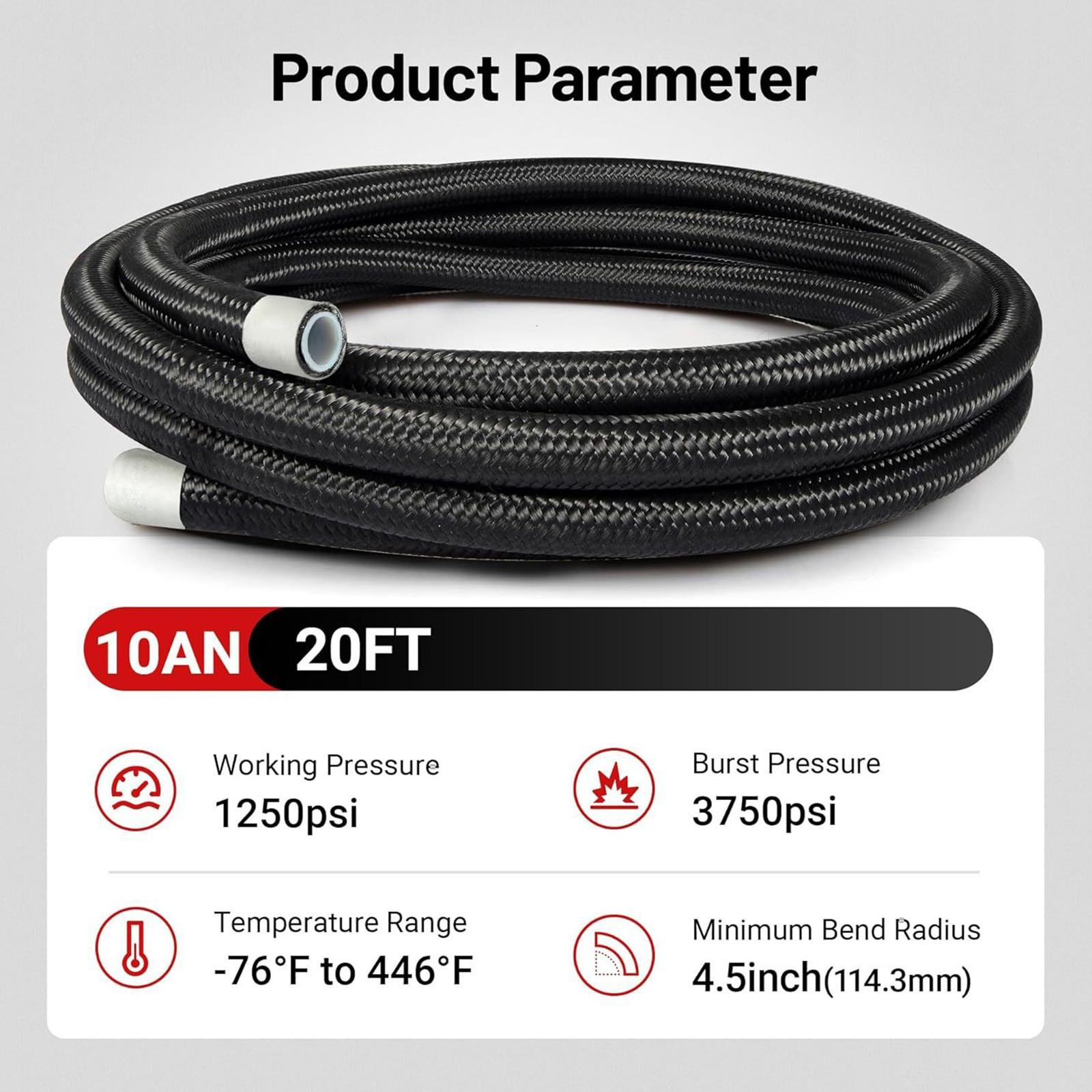 

Модификация автомобиля Масляный радиатор Масляная труба Нейлоновая топливная труба Труба масляного радиатора из нержавеющей стали One Size