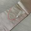 Used Nagoya Obi Embroidered Braid Nine Size Pure Silk Kimono X-4926
