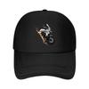 Motorcycle Art Auto  Inspired Bike Enthusiast Design Mesh Baseball Cap