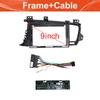 9inch Car Radio Face Frame For Kia K5/Optima 2011-2015 Fascia Stereo Panel Mounting Head Unit Canbus Cable Trim Bezel.