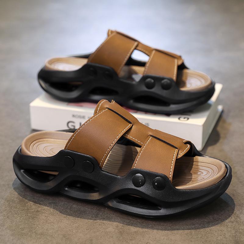 Fashion Men's  Slipper Man Luxury 2025 Luxury Brand Slippers Walk Around Home Big Size Slippers for Summer Men Designer Men's Shoes