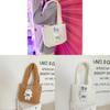 Plush Bunny Tote Bag With Magnetic Closure For Daily Use