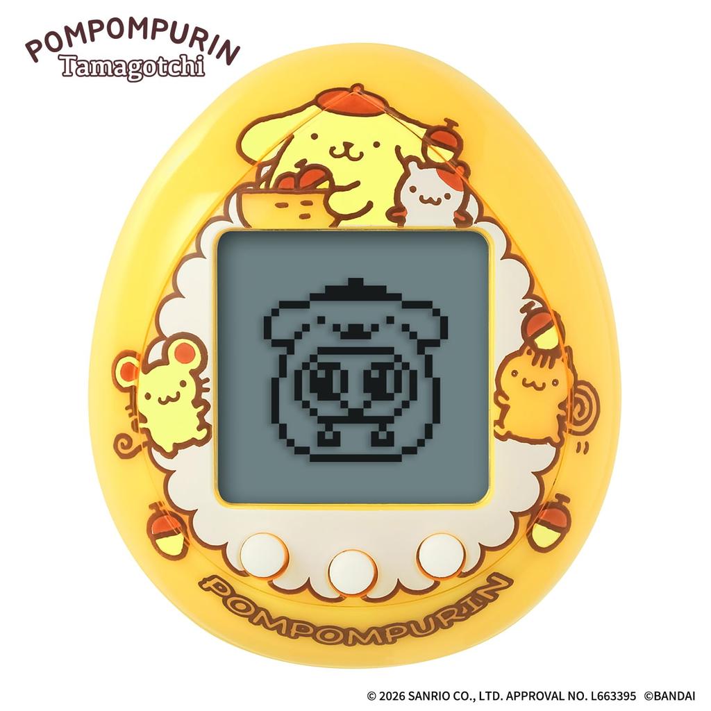POMPOMPURIN Tamagotchi Basic Orange Recommended 6 Years and Sanrio Characters [Bandai] Ver. Age Up.