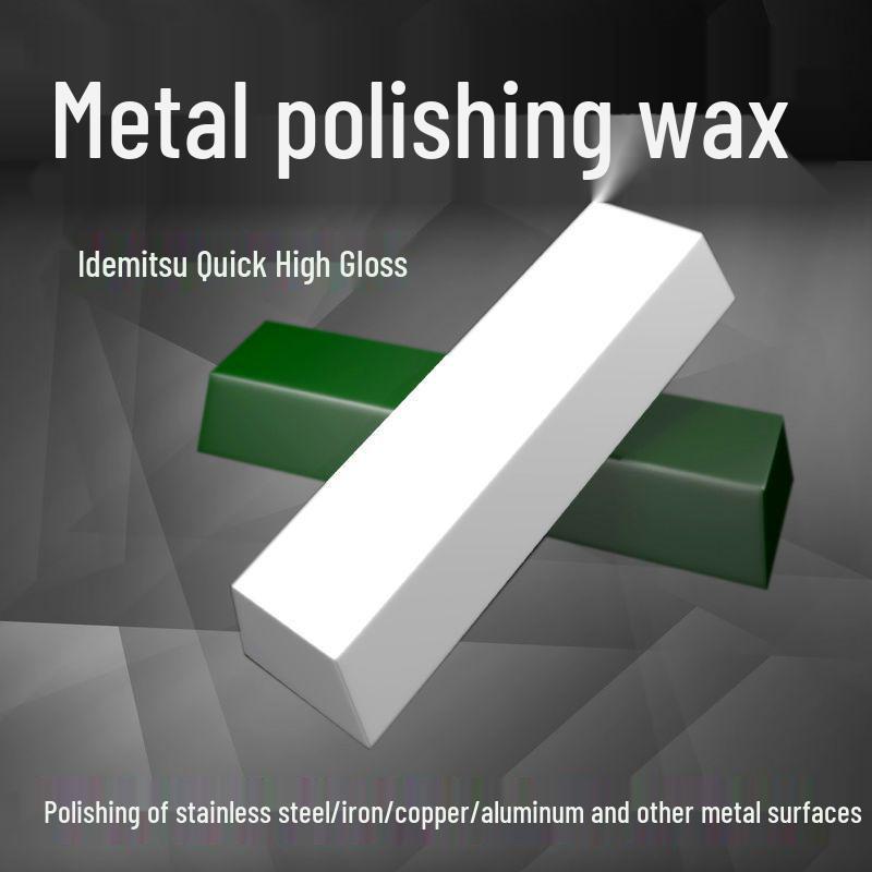 Metal, Glass, Marble & Jade Polishing Paste - White & Green Waxes for Wood & Stainless Steel