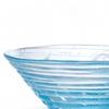 Takumifu Select Dinner Small Bowls Not Dishwasher Made in Japan (3-piece set) Plates, (Shaved Ice, Blue), 124xH56mm, Safe, Glass,