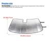 Car Front Windshield Sunshade Window Shade Foldable Sun Visor Cover Fit For Chevy Silverado For GMC-SIERRA 2014-2017 Car Interior Accessories