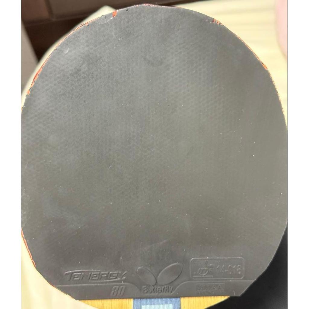 Used Table tennis rubber Tenergy 80 black extra thick