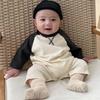 Baby Unisex Langarm-Overall im koreanischen Stil - Bequem und stilvoll für Frühling/Herbst
