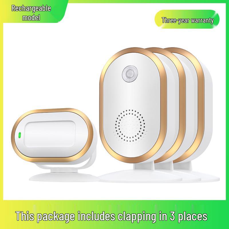 Sensor Store Entrance Alert: Welcomer Anti-theft Alarm and Split Doorbell for Supermarkets.