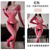 Sexy Underwear, Hot Transparent Free-take One-piece Mesh Socks, Sexy Four-sided Open-file Long-sleeved Perspective Mesh Clothes