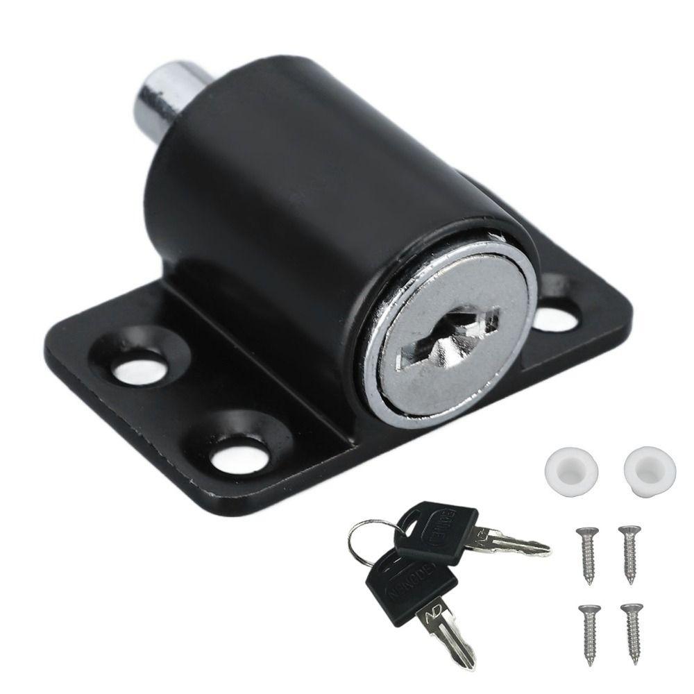 Black Door Lock With keys Door Window Lock Safety Window Safety Lock Garage