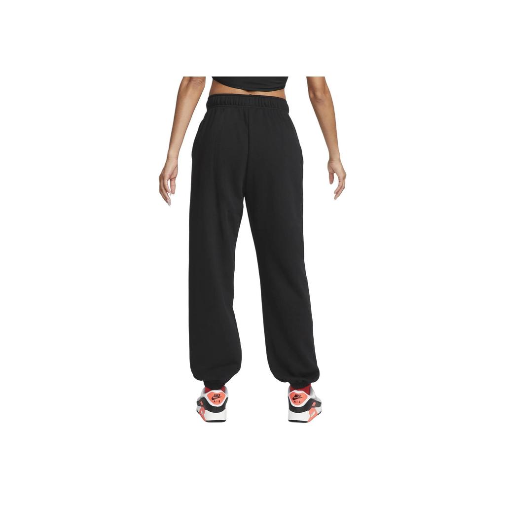 Nike Mid Rise Letter Elastic Knit Sports Pants Women Bottoms FB8052-010