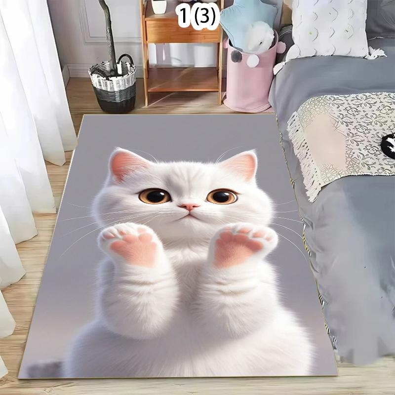 

Cute Bear Pattern Living Room Carpet Cartoon Animal Area Rug Soft Non-slip Floor Mat for Bedroom Sofa Kids Room Decor 40X60cm
