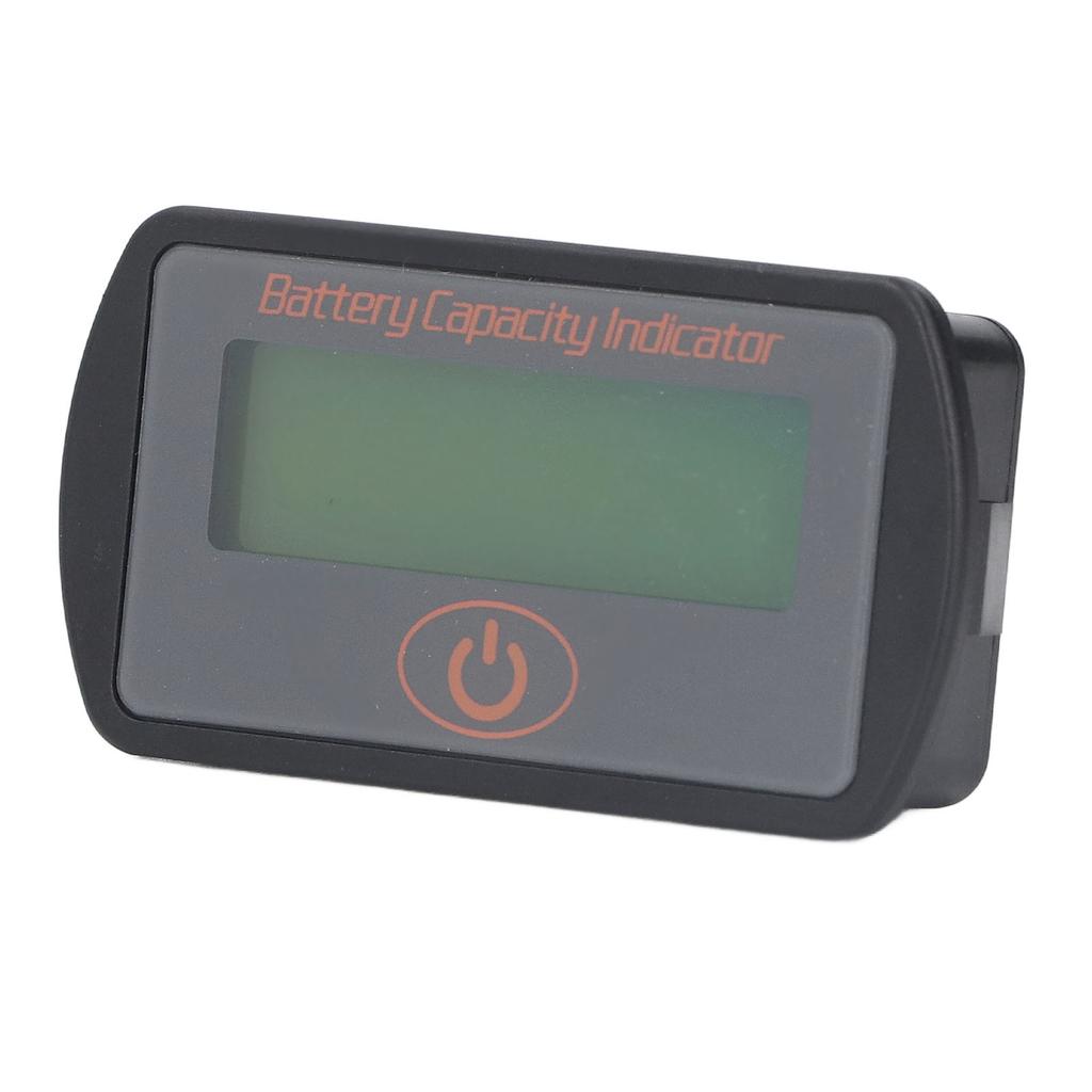 Battery Meter Lightweight Small Size Portable LCD Display Battery Capacity Voltage Indicator 8‑63V 48V