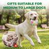 Dog Toy Soccer Ball Handles Mellow Squeaky Interactive Calming ...