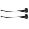 2PCS Car Seat Repair Wiring Harness 357972752 Flexible High Temperature Resistant Black Fit For A3