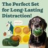 Interactive Dog Toys Mental Stimulation Silicone Treat Molds Healthy Pupsicle Enrichment Frozen Summer Cooler Chew Resistant