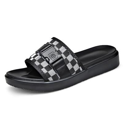Sommer Mode Weiche Sohlen Leichte Strandschuhe für Herren Mode Lässig Gitter Design Hausschuhe Mann Hohe Qualität Slipper Schuh