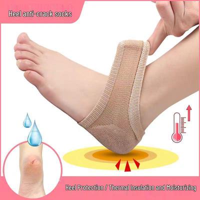 Calzini Idratanti con Protezione Gel per il Tallone: Anti-Abrasione & Sollievo dal Dolore per Talloni Secchi, Uomini e Donne.