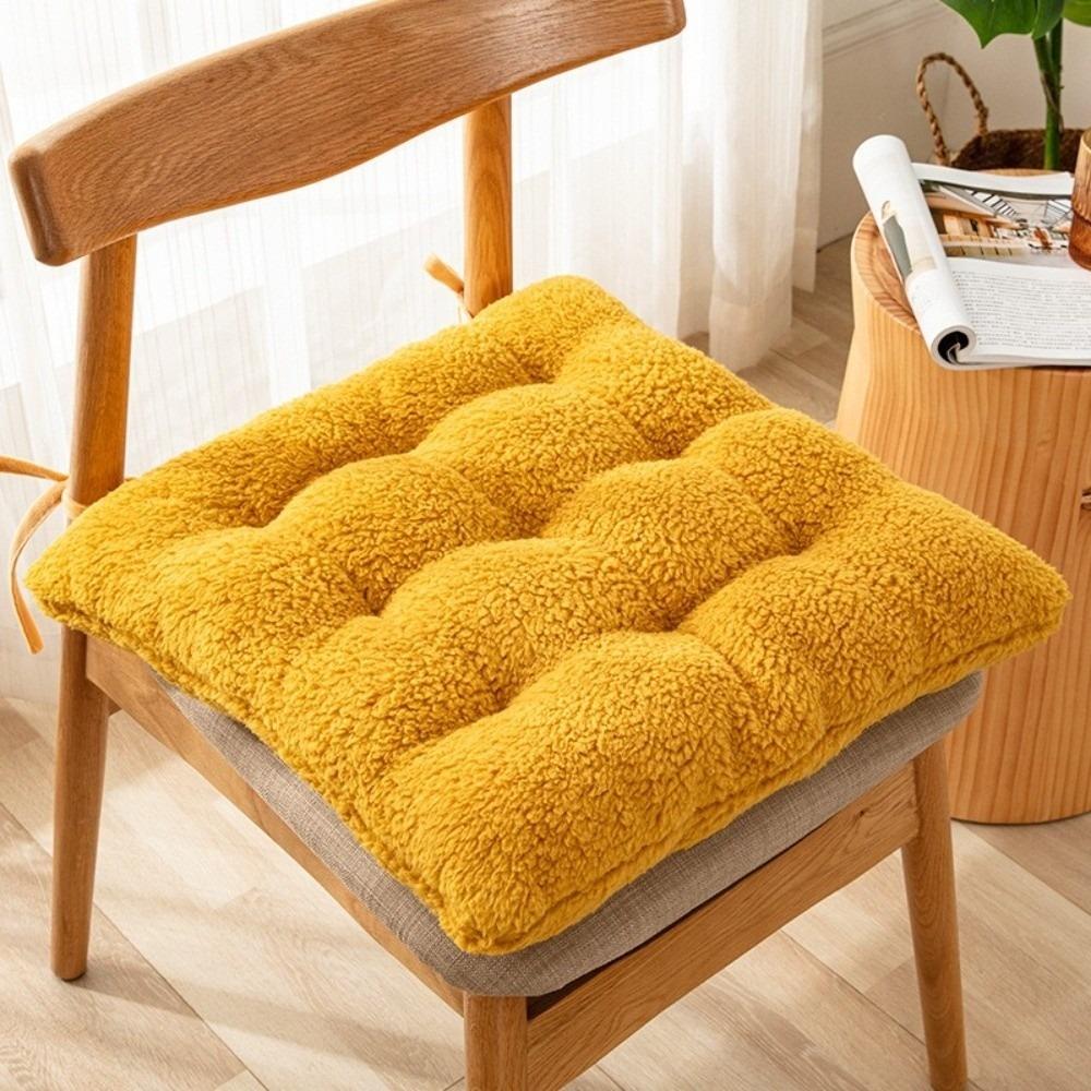 Winter Thick Seat Cushion Ultra Soft Office Chair Pad Waist Cushion Student Chair Cushion Car Seat Pad Office Home Decor