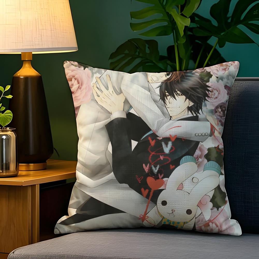 Comic Anime PCSekaiichi HatsukoiS  Pillow Case Natural Linen Pillow Case DoubleSided Decor Sofa Pillowcase Home Decor