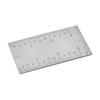 Small Steel Woodworking Rulers Heavy Duty Pocket Rule Small Workshop Rulers for Precisions Measuring & Workshop Layouts