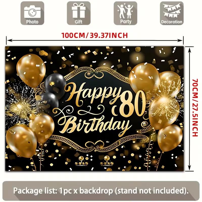 2D Minimalist Black Bow Backdrop - Monochrome Ribbon Banner for Modern Birthday Photoshoot