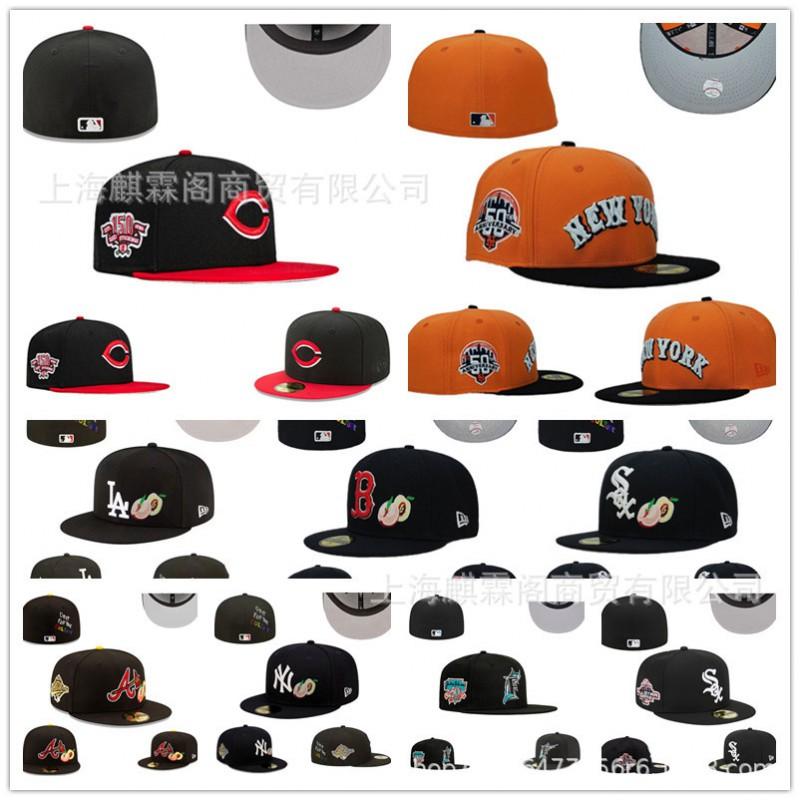 MLB New Era Fitted Baseball Cap Unisex Hip Hop Embroidered Sun Hat Outdoor