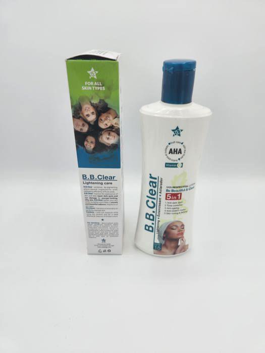 Lait Éclaircissant - BB Clear - Acides De Fruits - Anti-taches - 300 Ml - Sans Parabène