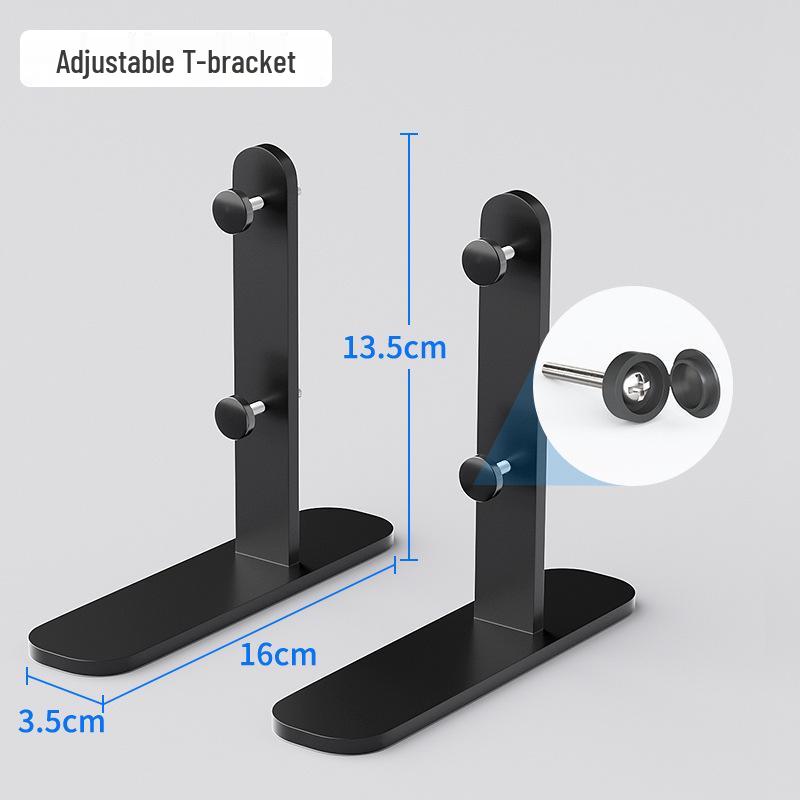 Desk Clip Adjustable Pegboard Stand - No-Drill Bracket