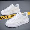 Men's Breathable Light Casual Shoes Summer Soft-sole Flat Walking Shoes Outdoor Thick-sole Youth White Shoes Sports Borad Shoes