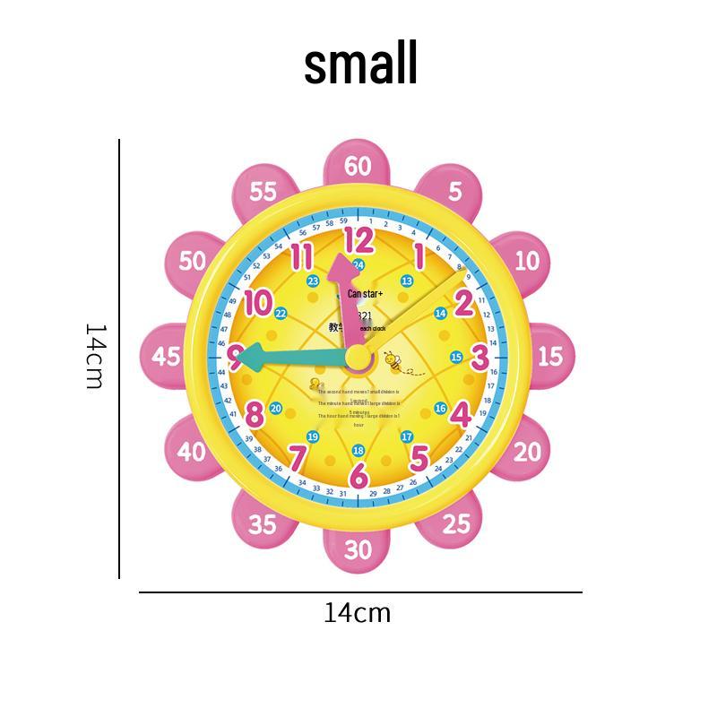 Little Rabbit Clock: Three-Hand Learning Aid for Children