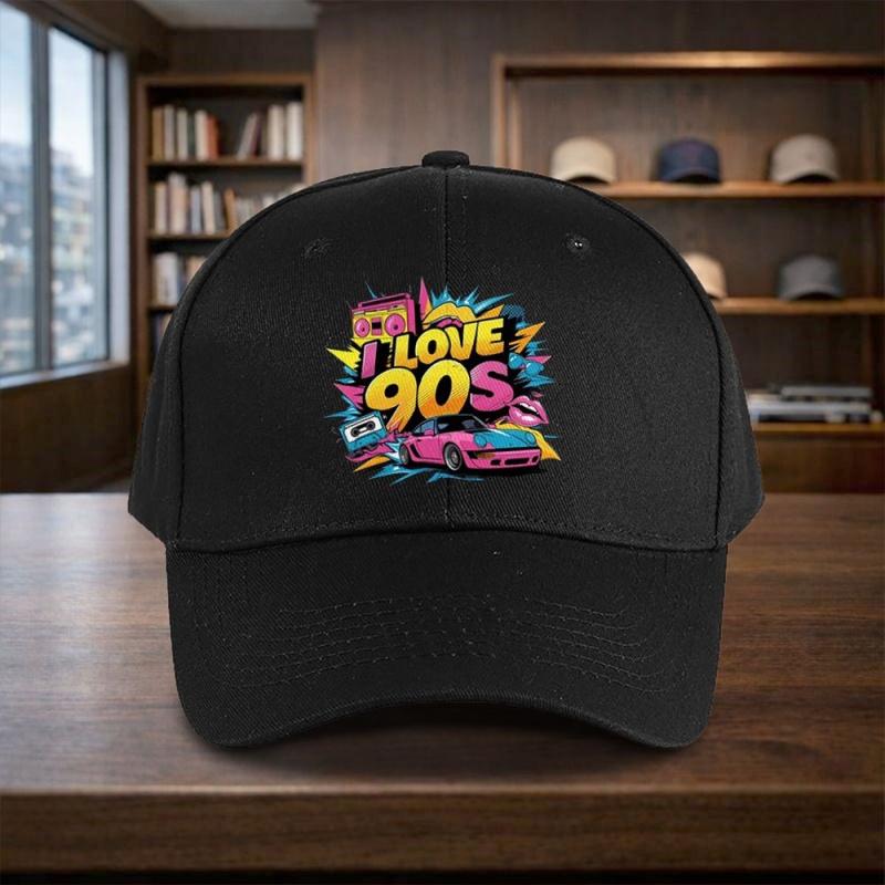 s Retro Snapback Hat for s Themed Parties Unisex Adjustable Baseball Cap