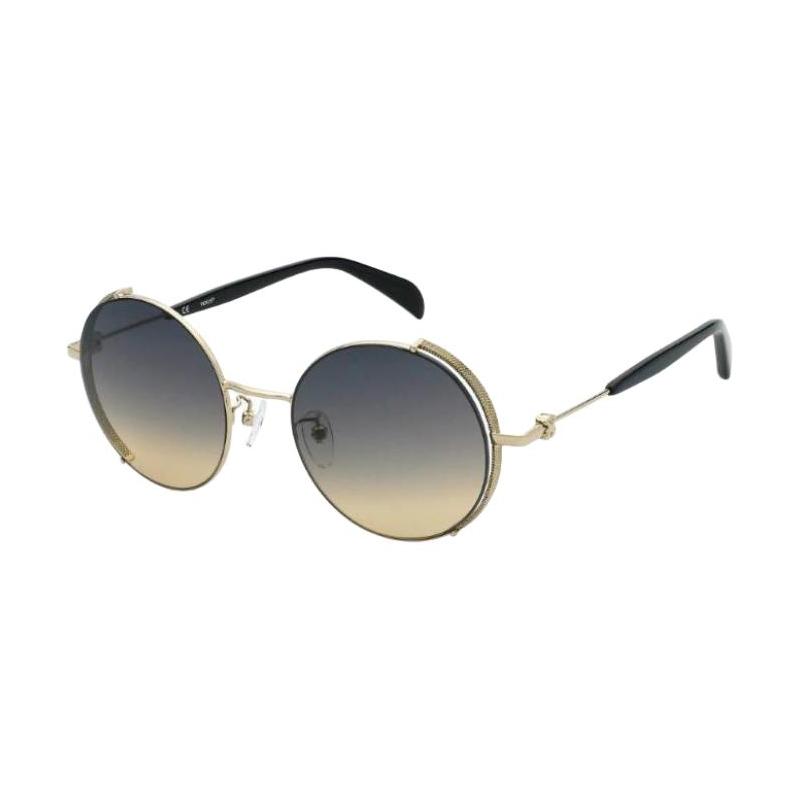 TOUS Brand Logo Metallic Acetate Round Sunglasses Women's Pink M190605394892