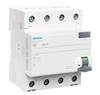 4P 63A 0.03A Differential Circuit Breaker Type Ac Pole N-Left 30Ma 400V Sentron 5Sv4346-0Kl