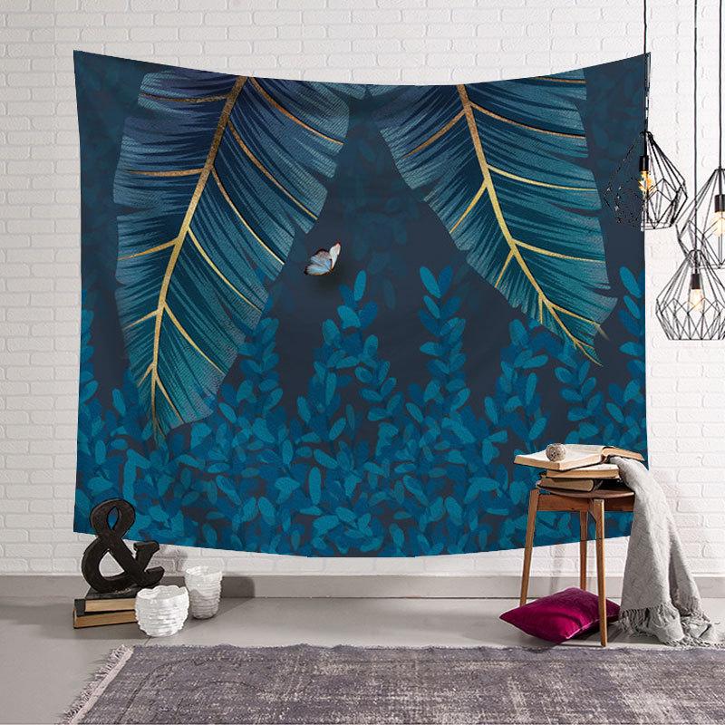 Ins Background Cloth Green Decoration Bedroom Hanging Cloth Room Decoration Painting Tapestry Wall Cloth