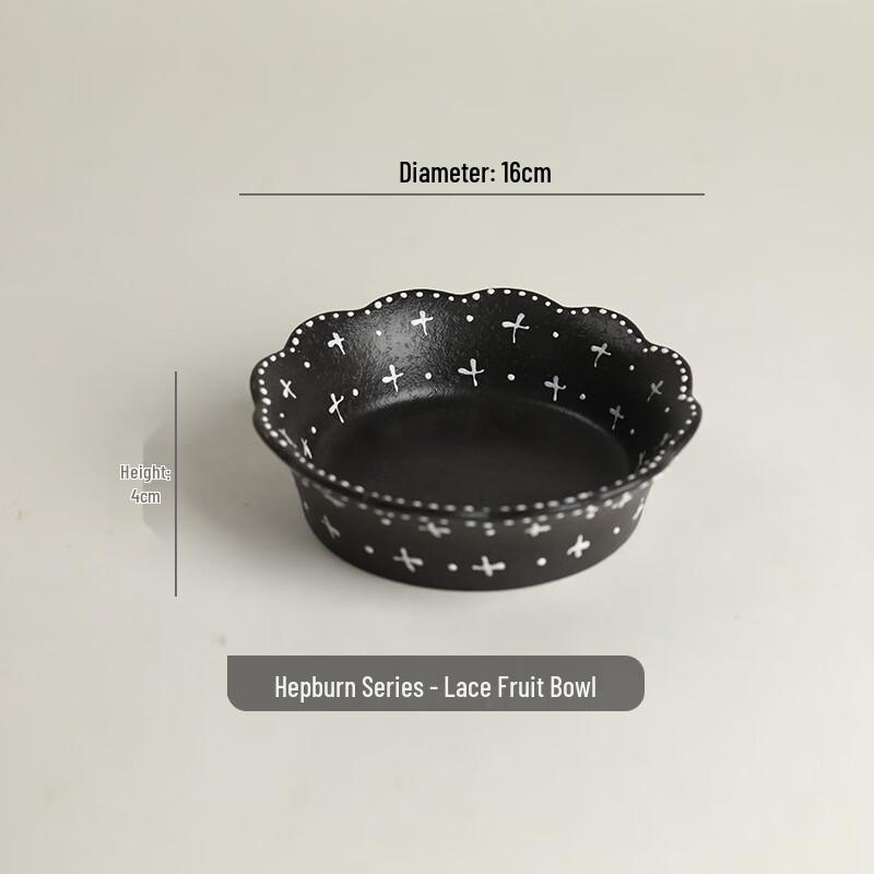 Ruhan Japanese Style Hand-Painted Ceramic Serving Bowl