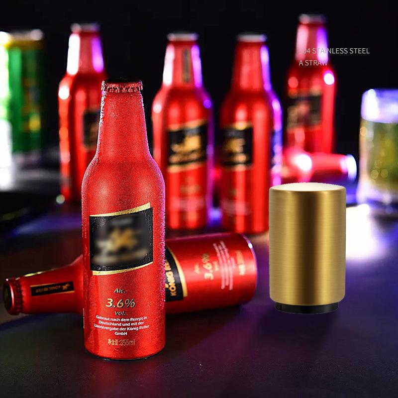 Automatic Beer Bottle Opener 304 Stainless Steel Beer Bottle Opener Stamping Type Beer Ipener Wine Beer Cap Opener Kitchen Tool1